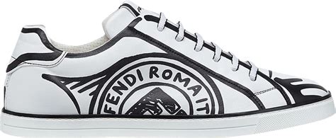 fendi roma joshua|Joshua Vides x Fendi Roma Leather Low 'Fendi Stamp .